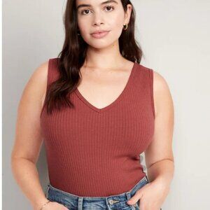 OLD NAVY - Rib-Knit V-Neck Tank Top
